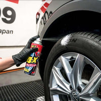 4-X - Pulitore e lucidante per pneumatici 2 in 1