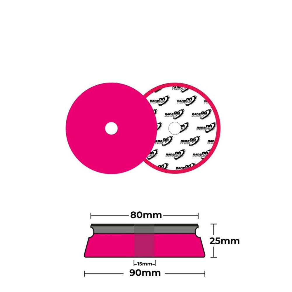 Pads99 Tampone per sandwich rosso extra duro 75mm