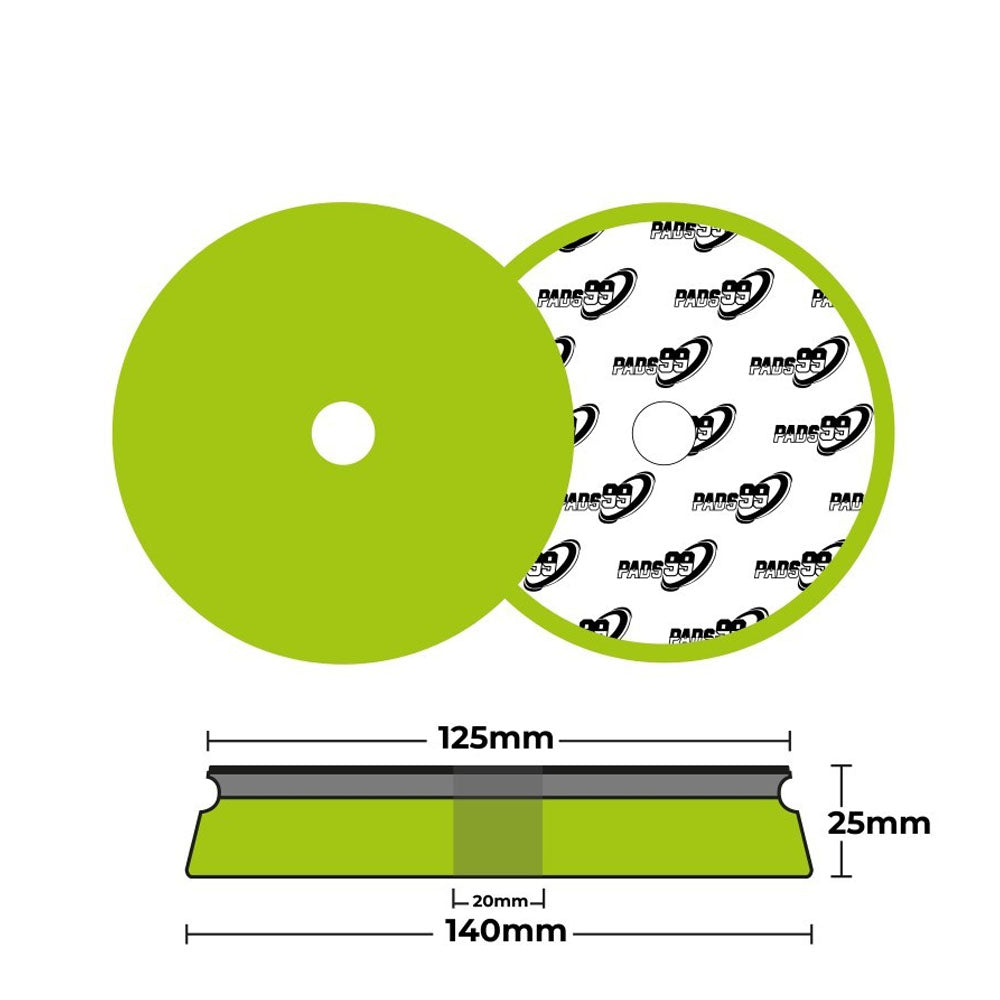 Pads99 Sandwich Verde Morbido 125mm