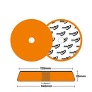 Pads99 Twister Pad Arancione Duro 125mm