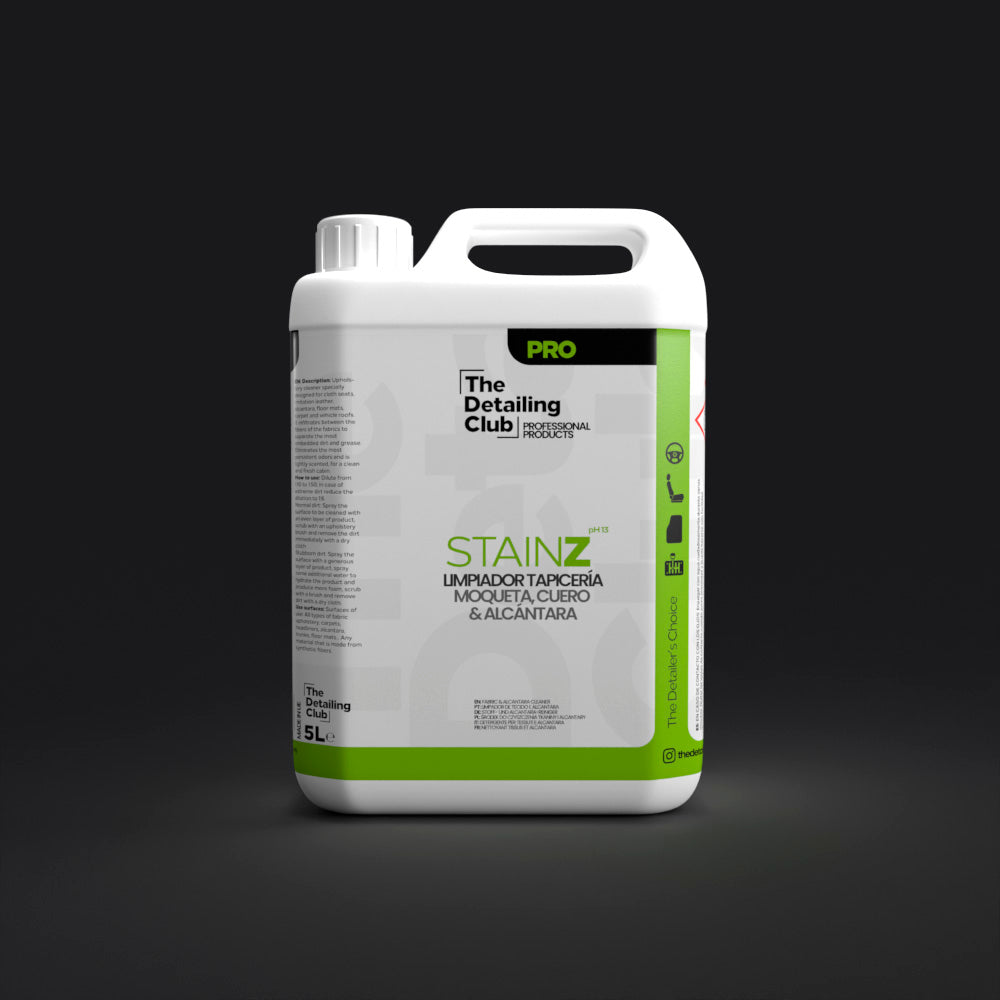 STAINZ - Smacchiatore per tappezzerie, moquette e alcantara 5L